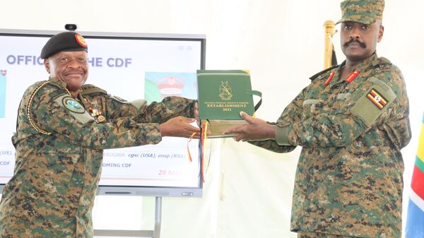 Muhoozi Kainerugaba being appointed as the top commander of the Ugandan military. - Sputnik Africa