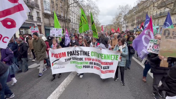 Manifestation pro-palestinienne à Paris, le 30 mars 2024 - Sputnik Afrique