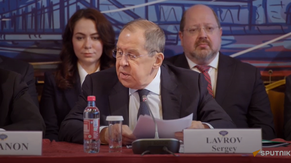 Lavrov Speaks at Round Table With Ambassadors Dedicated to Ukraine Crisis - Sputnik Africa