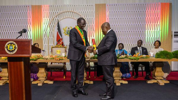 Nana Akufo-Addo décerne à William Ruto la plus haute distinction du Ghana - Sputnik Afrique