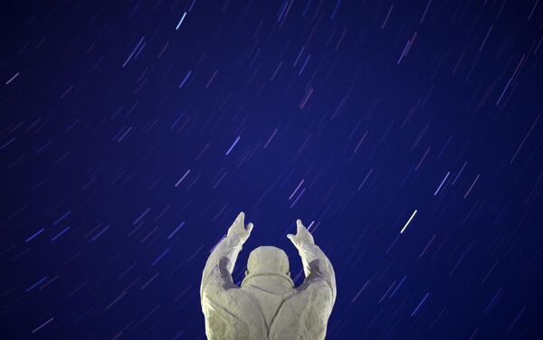 Monument to Gagarin in the city of Baikonur. - Sputnik Africa