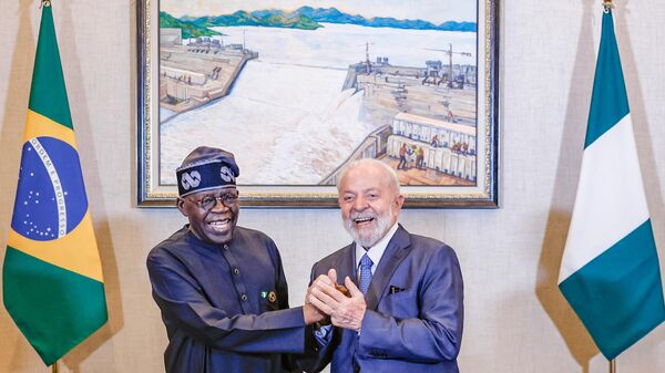 Bilateral meeting with the President of the Federal Republic of Nigeria, Bola Tinubu - Sputnik Afrique