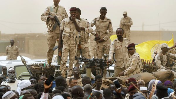 Sudanese soldiers from the Rapid Support Forces - Sputnik Africa