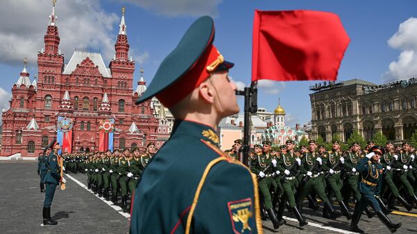 79th Victory Day Anniversary: Moscow's Red Square Hosts Military Parade - Sputnik Africa