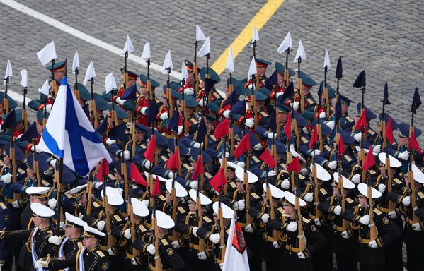 Parade floats at a military parade in Moscow. - Sputnik Africa