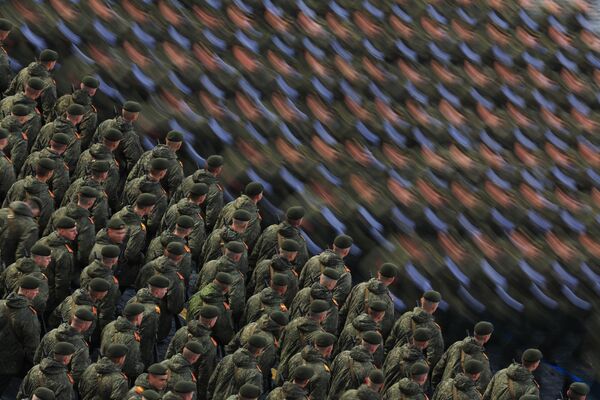 Parade floats at a military parade in Moscow. - Sputnik Africa