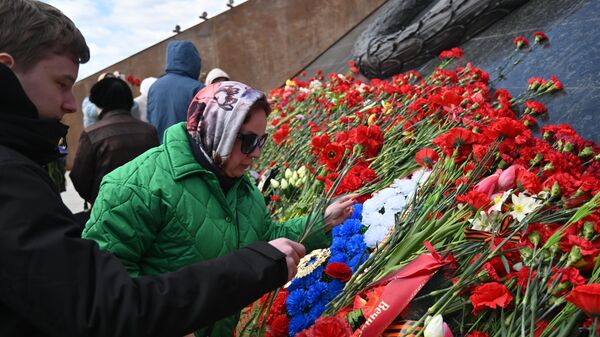 Victory Day Celebration at the Rzhev Memorial to the Soviet Soldier - Sputnik Africa