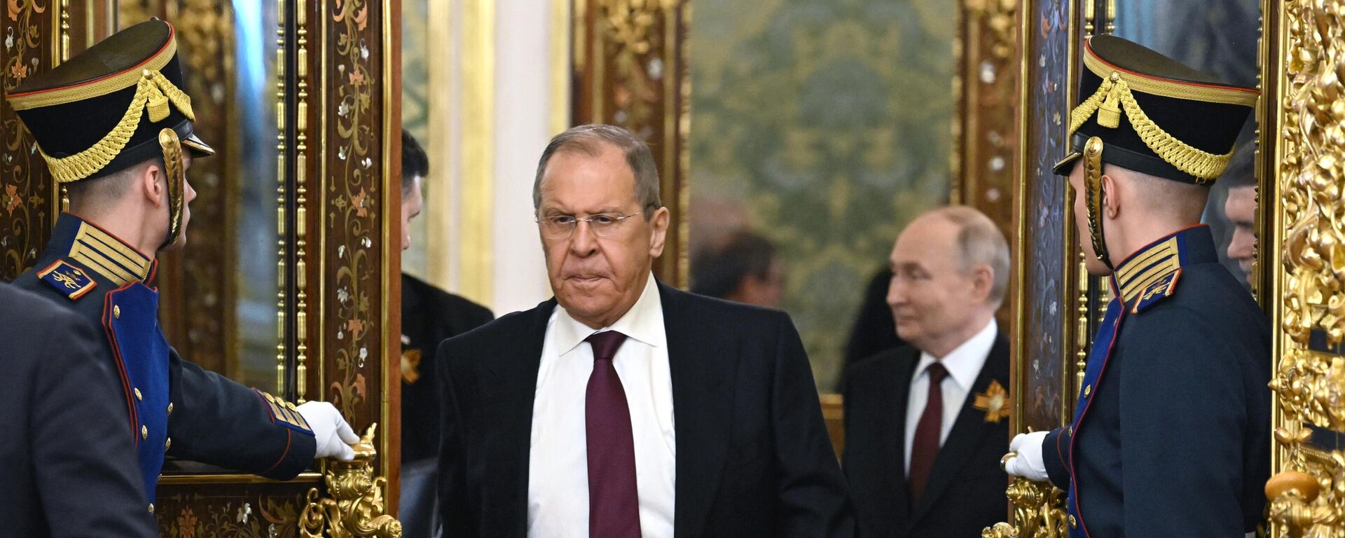 Sergey Lavrov arrives to attend a meeting of Russian President Vladimir Putin with Cuban President Miguel Diaz-Canel at the Kremlin, in Moscow - Sputnik Africa, 1920, 13.05.2024