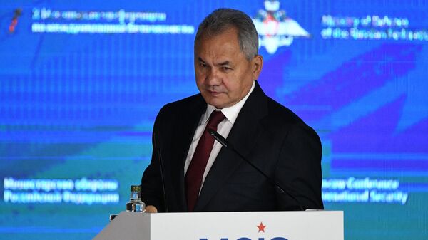Russian Defense Minister Sergey Shoigu at X Moscow Conference on International Security, August 16 2022 - Sputnik Africa