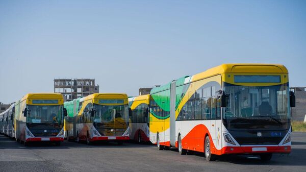 Senegal launches Sub-Saharan Africa's first electric bus rapid transit (BRT) network in the capital Dakar. - Sputnik Africa