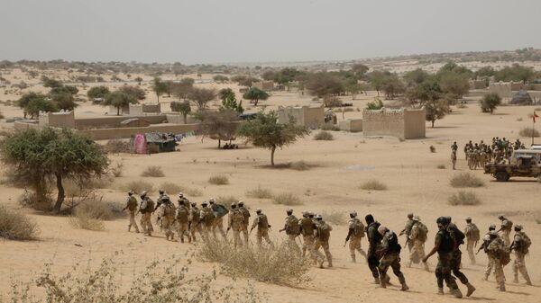 In this Saturday, March 7, 2015, file photo, Chadian troops and Nigerian special forces participate in the Flintlock exercises with the US military and its Western partners in Mao, Chad. - Sputnik Afrique