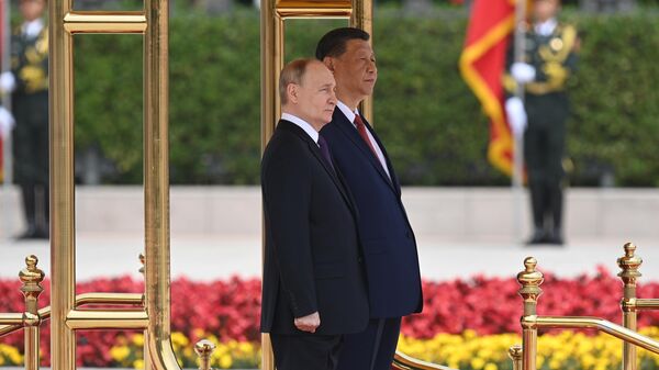 President Vladimir Putin arrived in China on an official visit - Sputnik Africa