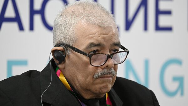 Ambassador of Honduras to Russia Juan Ramon Elvir Salgado at a meeting during the World Youth Festival  - Sputnik Africa