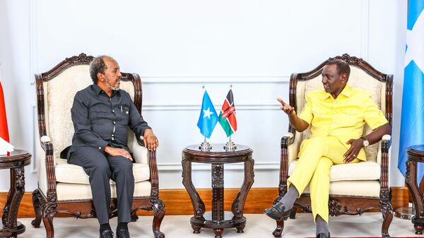 President of Somalia, H.E Hassan Sheikh Mohamud met with his Kenyan counterpart, President William Ruto - Sputnik Africa