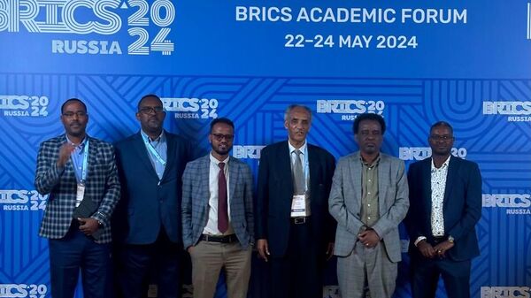 Some of the experts and esteemed guests of the BRICS Academic Forum 2024 - Sputnik Africa
