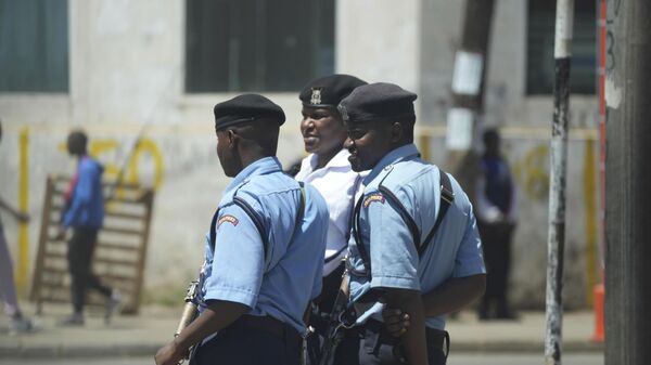 Kenya police patrol the streets of Nairobi, Kenya, Tuesday, March.12, 2024. - Sputnik Africa