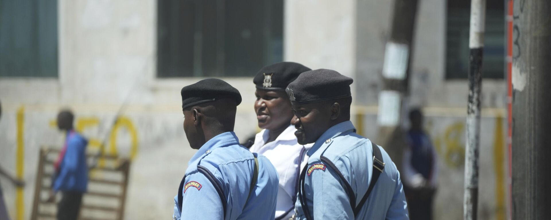 Kenya police patrol the streets of Nairobi, Kenya, Tuesday, March.12, 2024. - Sputnik Africa, 1920, 25.06.2024