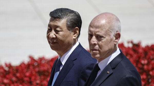 Tunisian President Kais Saied,  Chinese President Xi Jinping - Sputnik Africa