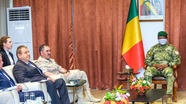 Colonel Assimi Goïta receives Russian Deputy Defense Minister Yunus-bek Yevkurov - Sputnik Africa