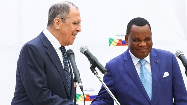 Russian Foreign Minister Sergey Lavrov in the Republic of Congo (archives) - Sputnik Africa
