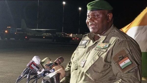 le chef d’état-major de l’armée de terre du Niger, le colonel Mamane Sani Kiaou - Sputnik Afrique