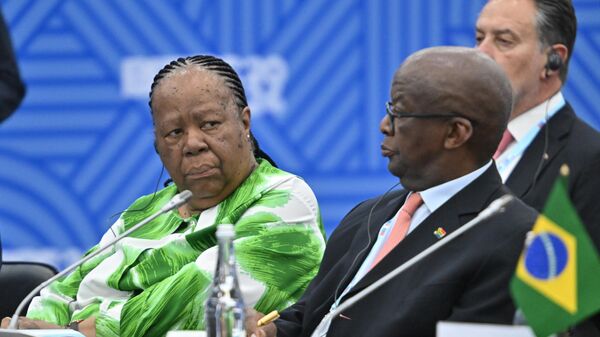 South African Foreign Minister Naledi Pandor at a meeting of BRICS foreign ministers in Nizhny Novgorod - Sputnik Africa