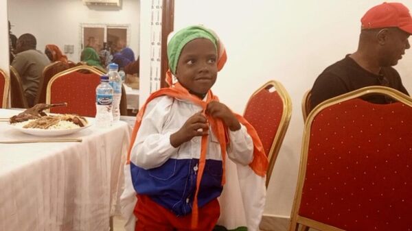 A Nigerien girl, Saoudate Mohamed, sang the Russian anthem on the occasion of Russia Day, celebrated on June 12. - Sputnik Africa