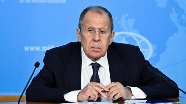 Russian FM Lavrov Addresses Press - Sputnik Africa