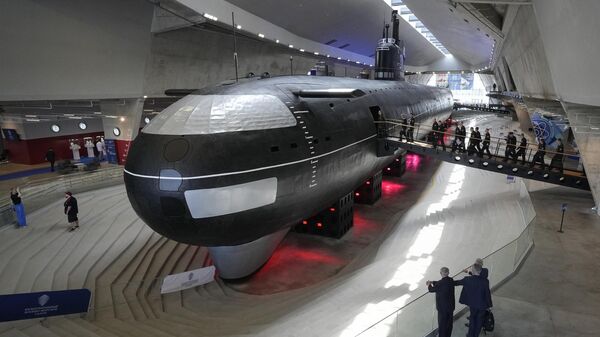 The nuclear submarine K-3 Leninsky Komsomol at the Museum of Naval Glory in Kronstadt, Russia. - Sputnik Africa