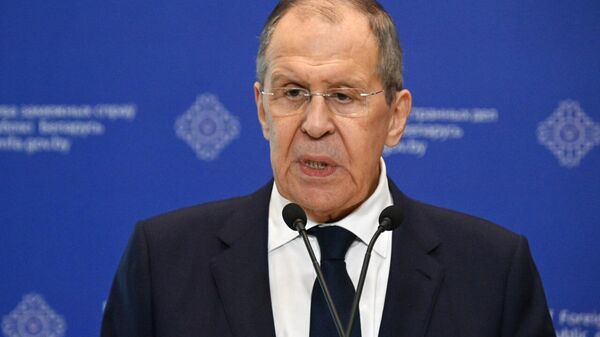 Russian Foreign Minister Lavrov Talks to Press After Belarus Visit - Sputnik Africa