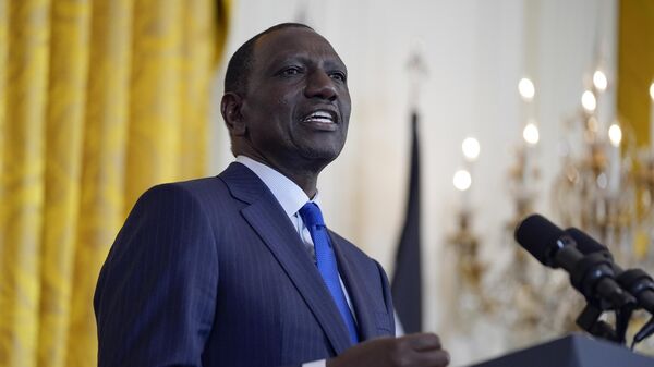 Kenyan President William Ruto during a press conference at the White House - Sputnik Africa