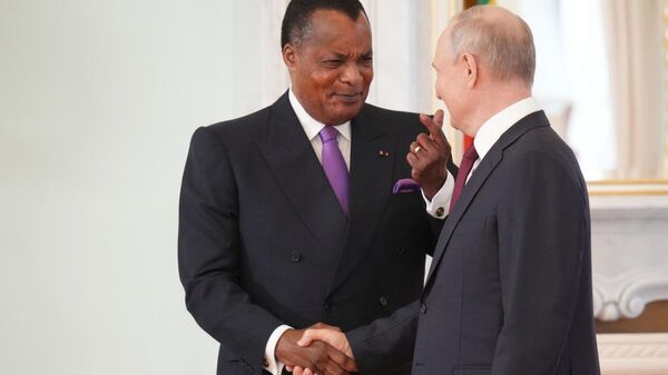 Russia's Vladimir Putin Meets With Congo President Denis Sassou Nguesso - Sputnik Africa