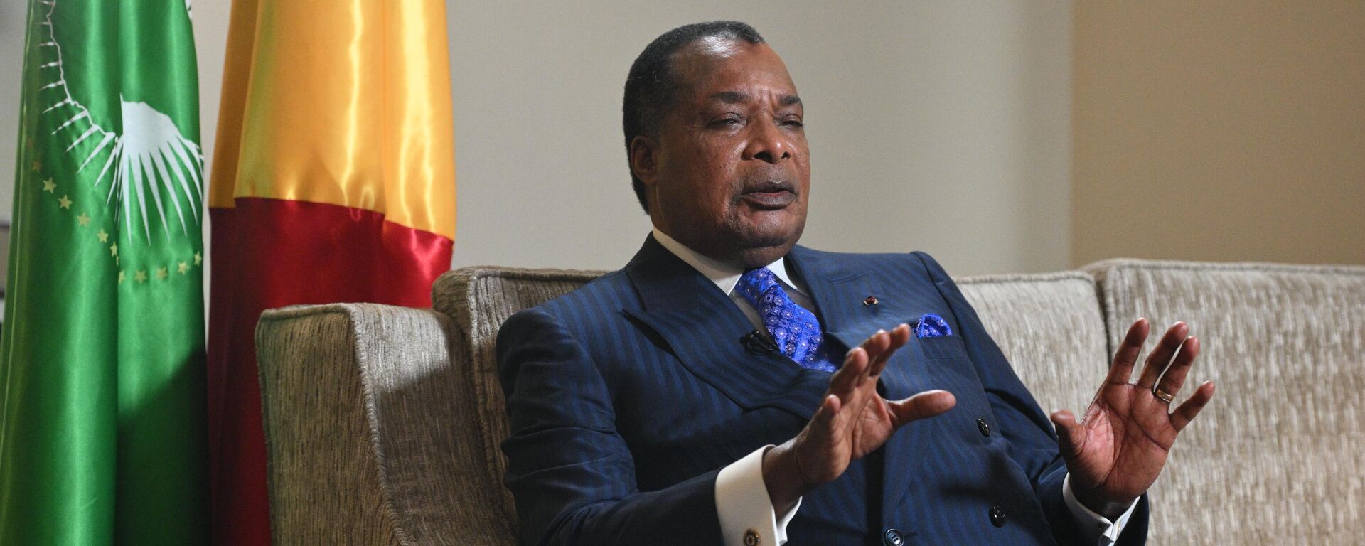 Congolese President Denis Sassou Nguesso gives an interview to Sputnik. - Sputnik Africa, 1920, 28.06.2024