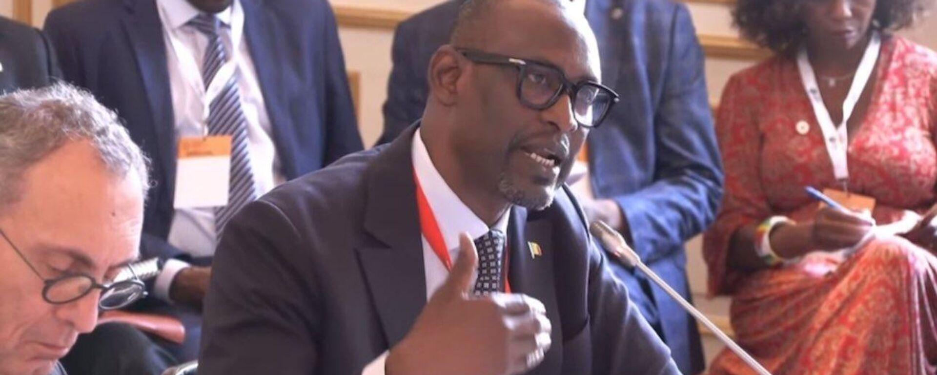 Malian Foreign Minister Abdoulaye Diop at the Crans Montana Forum. - Sputnik Africa, 1920, 28.06.2024