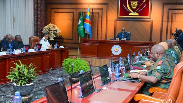  Une réunion d’urgence de la Défense en RDC, le 29 juin 2024, présidée par le dirigeant congolais Félix Tshisekedi - Sputnik Afrique