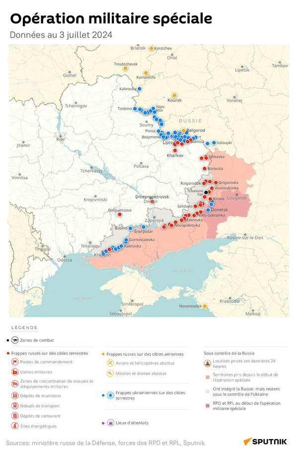 Opération militaire spéciale, le 3 juillet 2024 - Sputnik Afrique