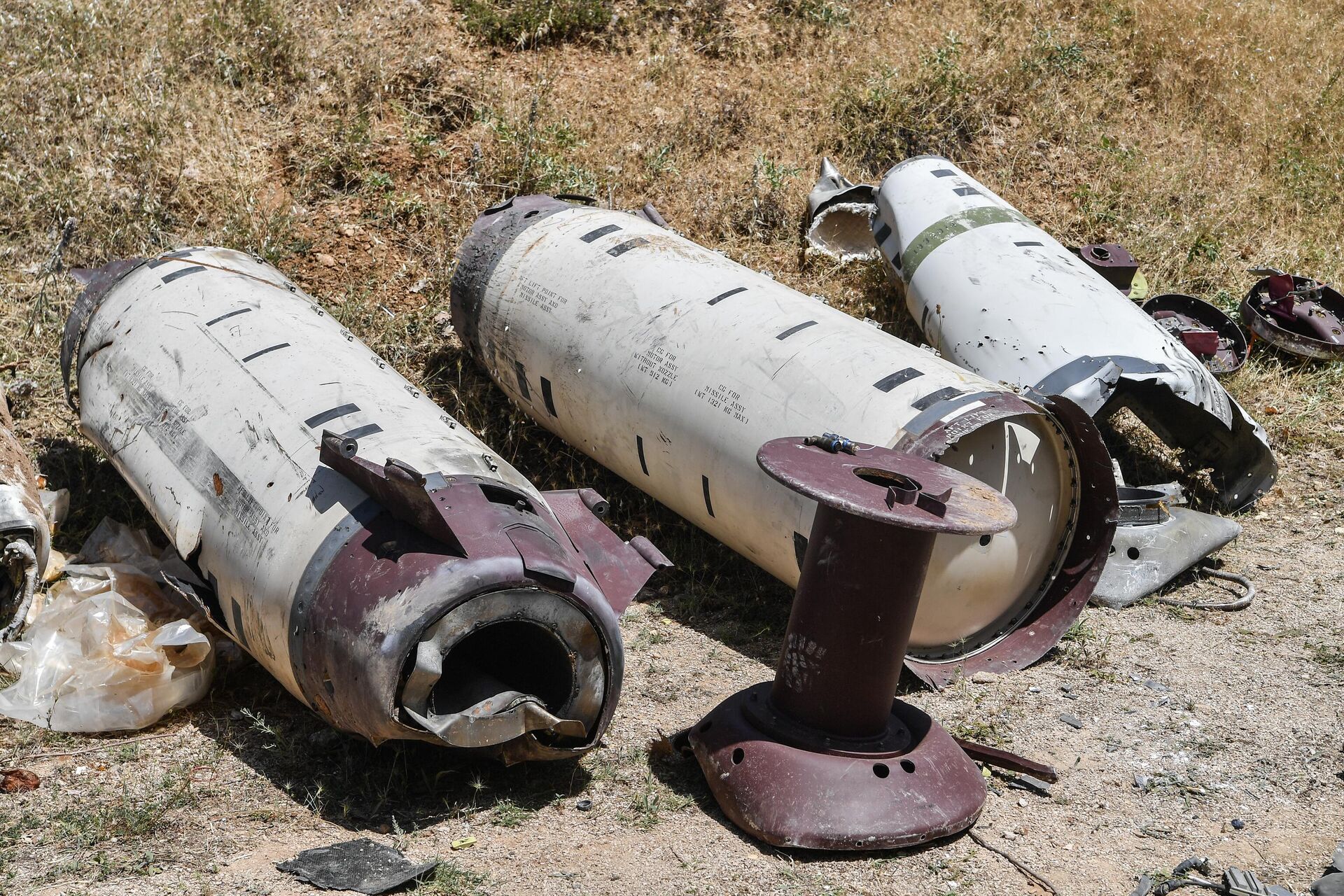 Des fragments du missile ATACMS - Sputnik Afrique, 1920, 05.07.2024