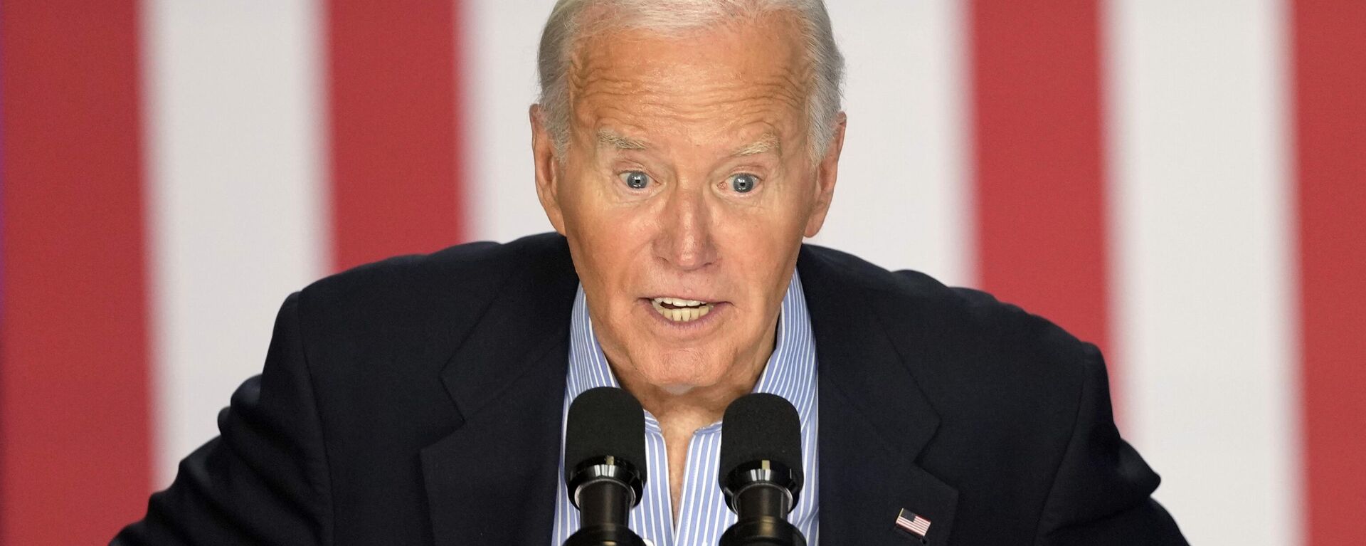 President Joe Biden speaks at a campaign rally at Sherman Middle School in Madison, Wis., Friday, July 5, 2024. - Sputnik Africa, 1920, 06.07.2024