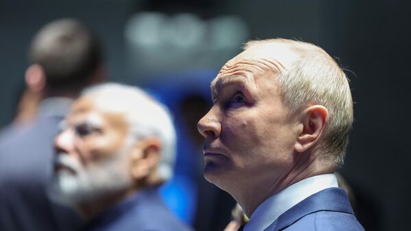  Vladimir Poutine et Narendra Modi (image d'illustration) - Sputnik Afrique