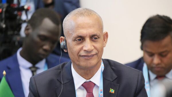 Agegnehu Teshager, président du Conseil de la Fédération éthiopien, au 10e Forum parlementaire des BRICS - Sputnik Afrique