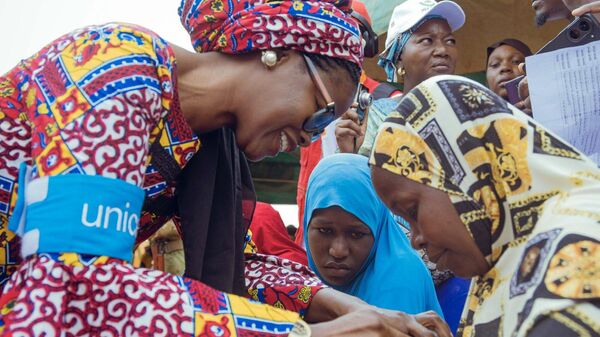 Anti-polio vaccination campaign in Niger. - Sputnik Africa