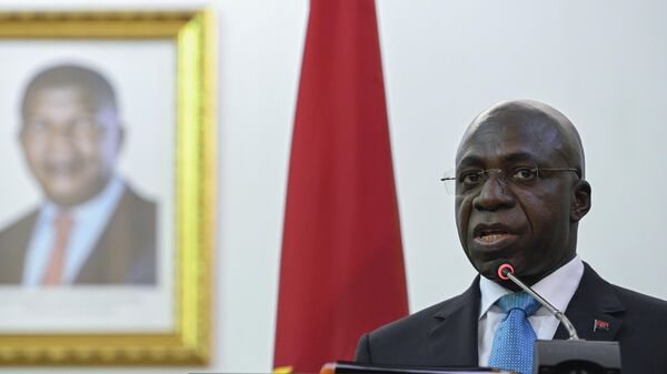 Angolan Foreign Minister Tete Antonio holds a press conference with US Secretary of State Antony Blinken at the Ministry of Foreign Affairs in Luanda, Angola, Thursday, Jan. 25, 2024. - Sputnik Africa