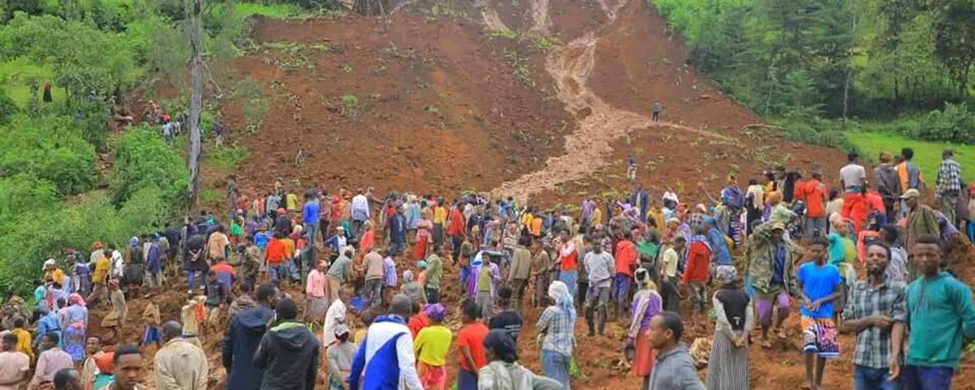 Landslide in South Ethiopia regional state claims the lives of more than 20 people  - Sputnik Africa, 1920, 22.07.2024