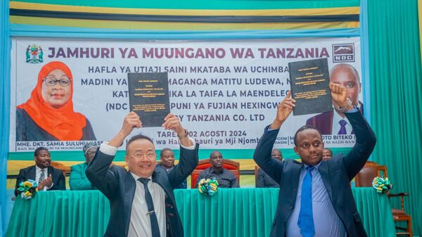 Tanzania's National Development Corporation (NDC) signed a $77 million contract on iron - Sputnik Africa