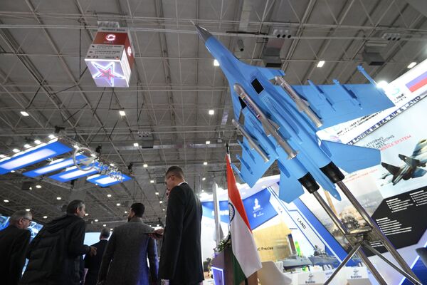 People attend the 10th International Military-Technical Forum Army-2024 at Patriot Congress and Exhibition Centre in Moscow region, Russia. - Sputnik Africa