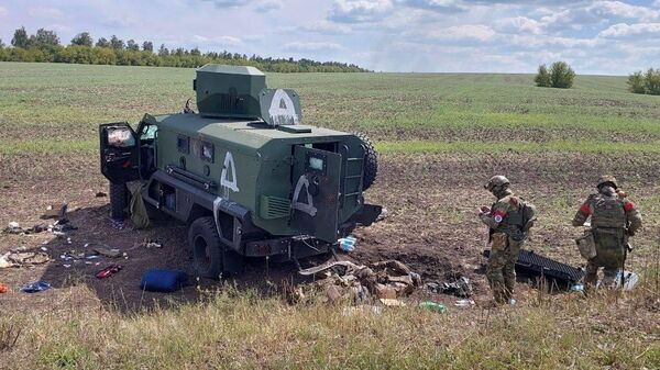 Dans la région russe de Koursk, l’Ukraine a utilisé les blindés livrés par l’Otan à la veille de l’attaque, a appris Sputnik de documents saisis par les militaires russes.  - Sputnik Afrique