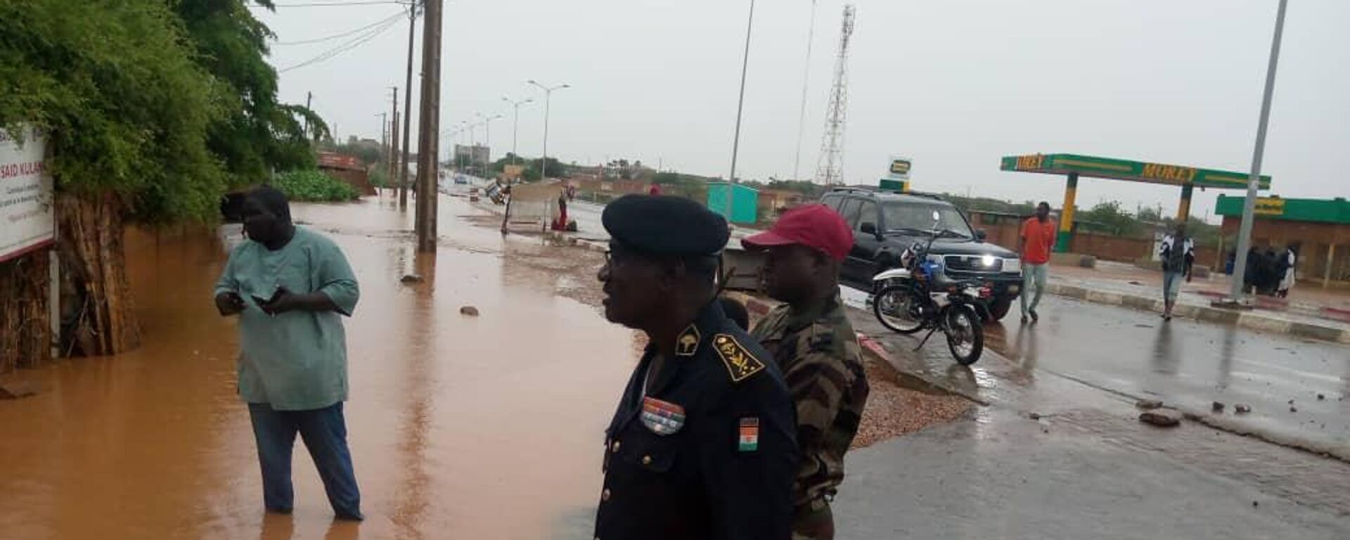 The town of Tillabery victim of flooding following the torrential rains recorded on August, 7, 2024.  - Sputnik Africa, 1920, 20.08.2024