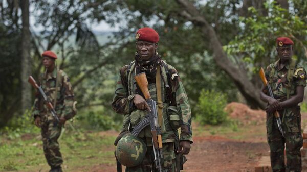 Troops from the Central African Republic and Ugandan soldiers seek out Joseph Kony's Lord's Resistance Army (LRA) - Sputnik Africa