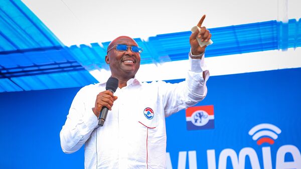 Ghanaian Vice President Mahamudu Bawumia during his presidential election campaign, 2024. - Sputnik Africa