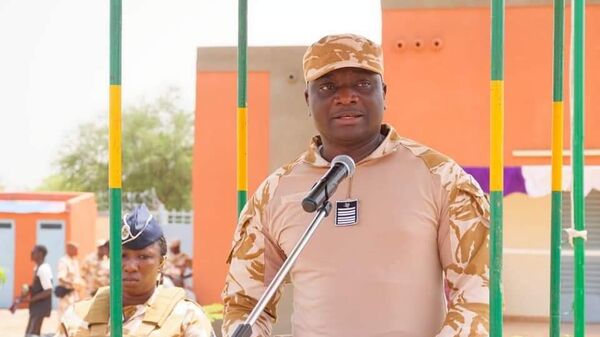 The Minister Delegate in Charge of Security, Mahamadou SANA, chaired this Tuesday, in the Plateau-Central, the official inauguration ceremony of the Nagréongo District Police Station. - Sputnik Africa